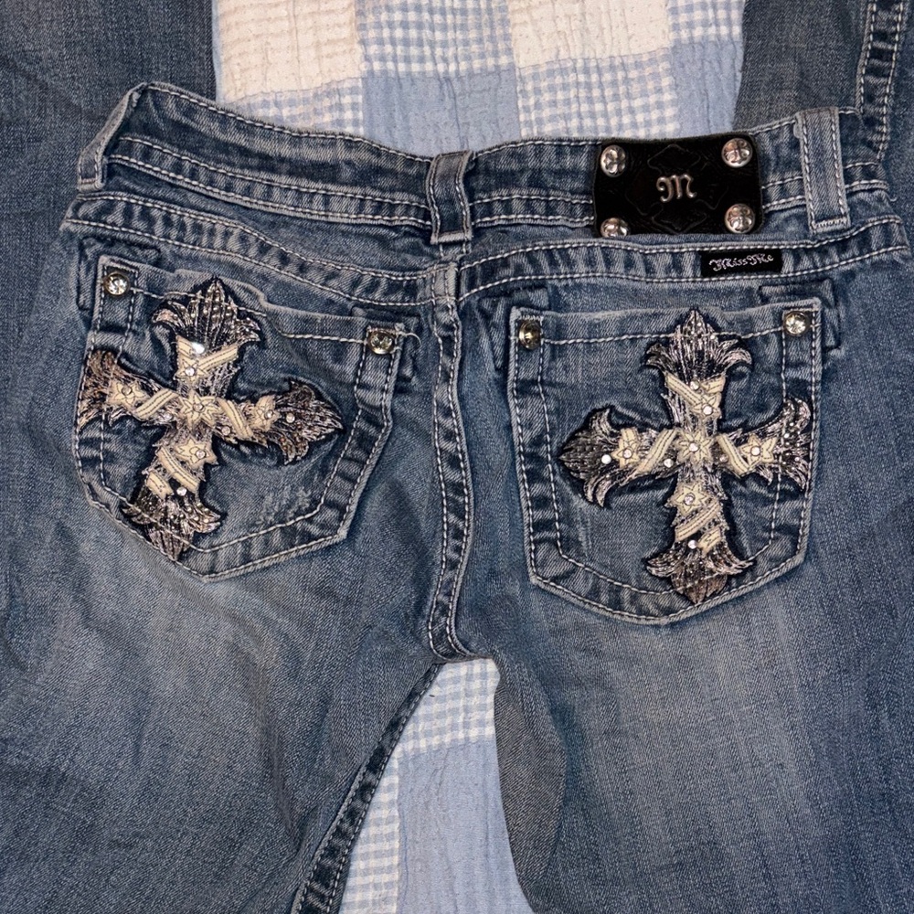 Miss Me Classic Blue Straight Leg Jeans